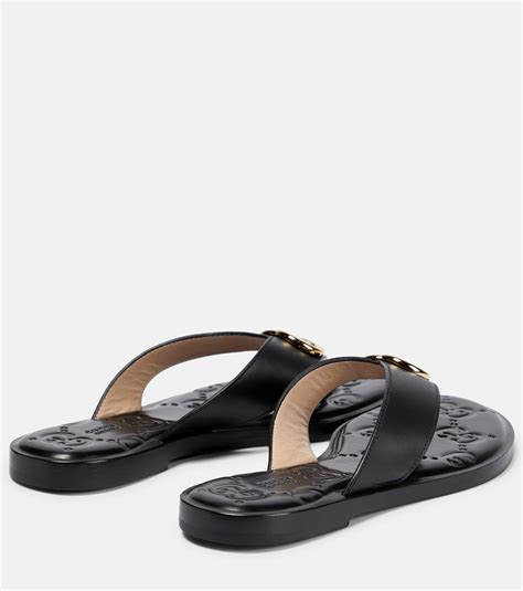 gucci women's interlocking g thong sandal|Gucci thong sandals for cheap.